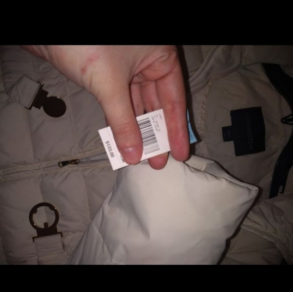 NEW white COVINGTON JACKET w tags! - Picture 4 of 4